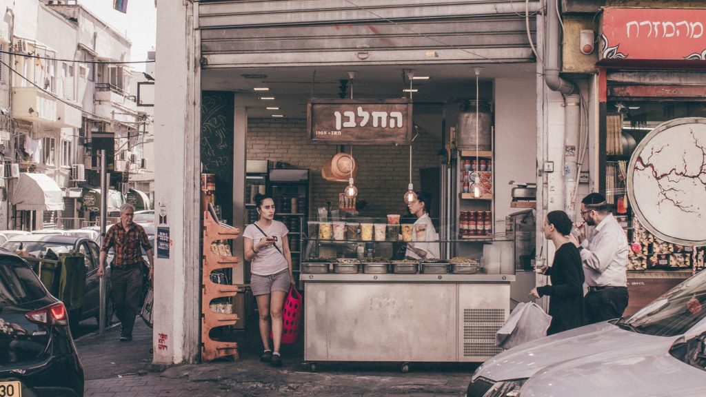 Tel Aviv market slide